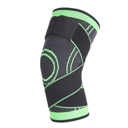 image-Basketball Knee Pads - Black Orange Pressurized Adult