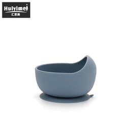 image-Leida Silicone Baby Bowl Set - Purple Anti-Fall Spoon Included