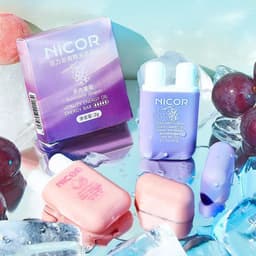 image-Nicor nasal congestion nasal relief tool mint nasal inhaler to refresh during class and drive, double-hole wake-up stick to stay up late and prevent sleepiness