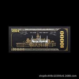 image-US President Trump Gold Foil Card Set Wholesale Commemorative Coins
