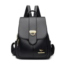 image-Large Capacity 2022 PU Leather Backpack - Street Fashion Travel Bag