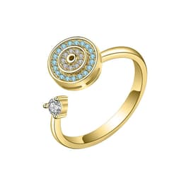 image-Devil's Eye Rotating Ring Adjustable Zircon