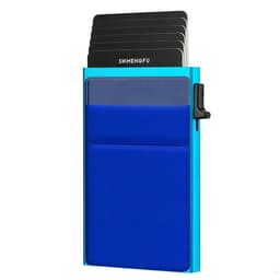 image-Men's Aluminum RFID Card Holder - 2023 Innovative Design