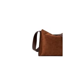 image-Women's Corduroy Tote Bag - Brown XL Cross-Body