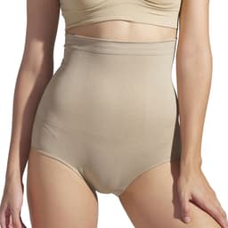 image-Cross-border foreign trade women's high-waisted silicone dispensing plastic pants European and American tight underwear corset hip lifting postpartum belly pants