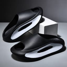 image-Elliott Men's EVA Beach Slippers - Black Size 44/45