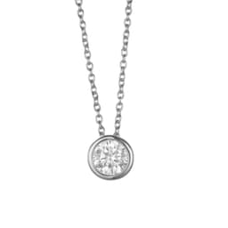 image-JUJIE Rhinestone Necklace - Rose Gold Geometric