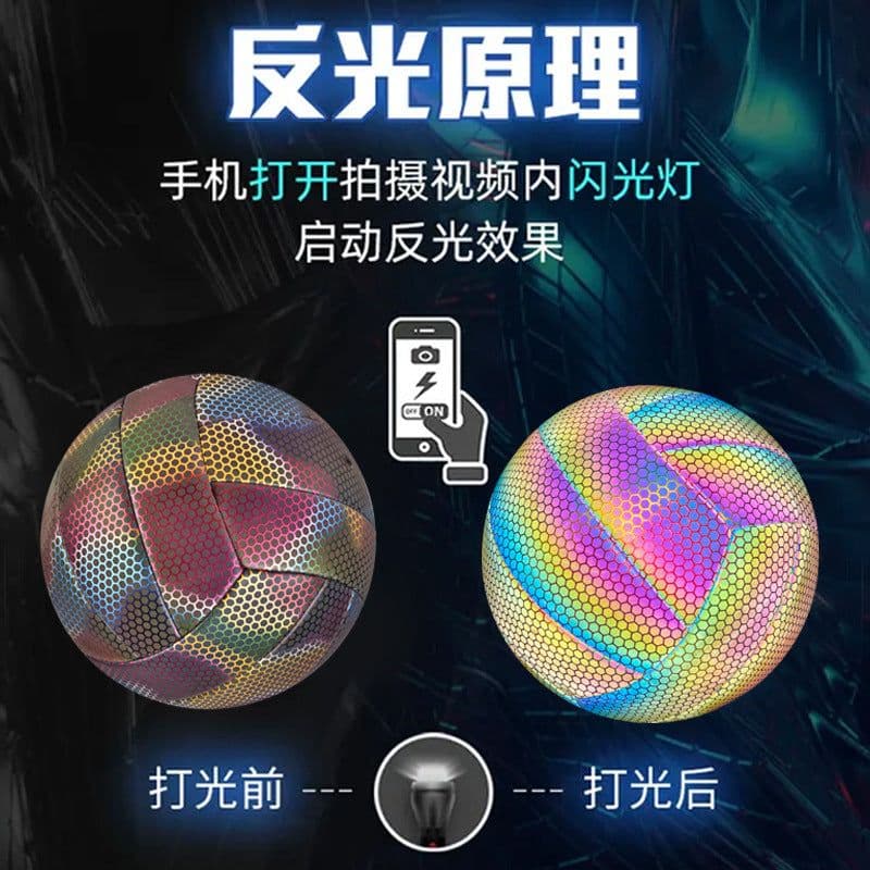 image-Fluorescent Volleyball No. 5 - PU Material, Machine-Sewn