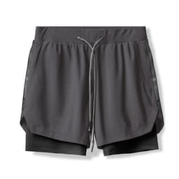 image-Men's Sports Shorts - Black Breathable Gym Training