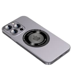 image-iPhone 14 Pro Max Magnetic Phone Case - PC Material, Frosted, Antique White