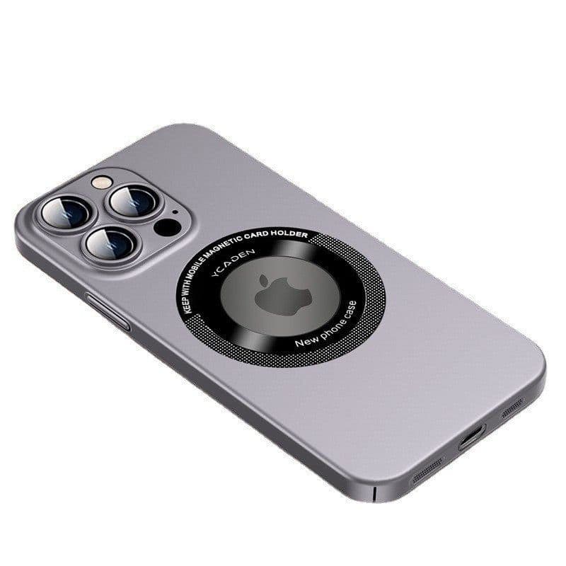 image-iPhone 14 Pro Max Magnetic Phone Case - PC Material, Frosted, Antique White