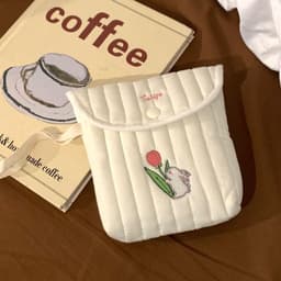 image-Sanitary Napkin Storage Bag - Portable Mini