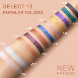 image-Cross-border eyeshadow pen, eyeliner, eyeshadow stick, eyeshadow silkworm pen, pearlescent eyeshadow pen with pencil sharpener, foaming pen
