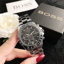 image-Quartz Watch Women's Golden Black Alloy 37mm