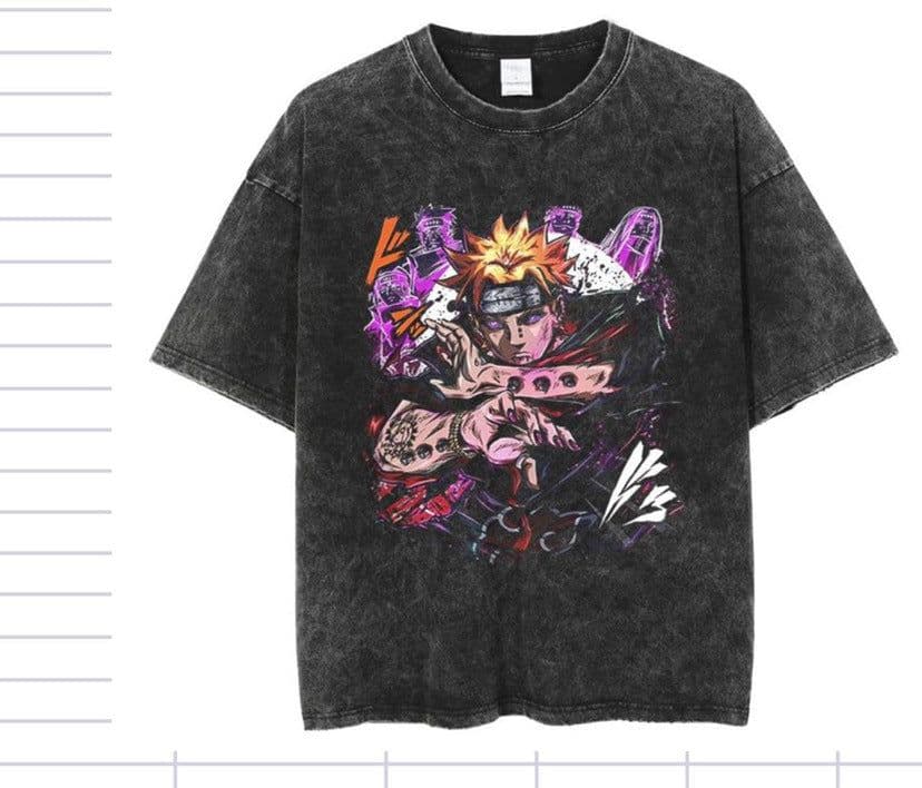 image-Cuifu Anime Print T-Shirt - Dark Retro Short Sleeve