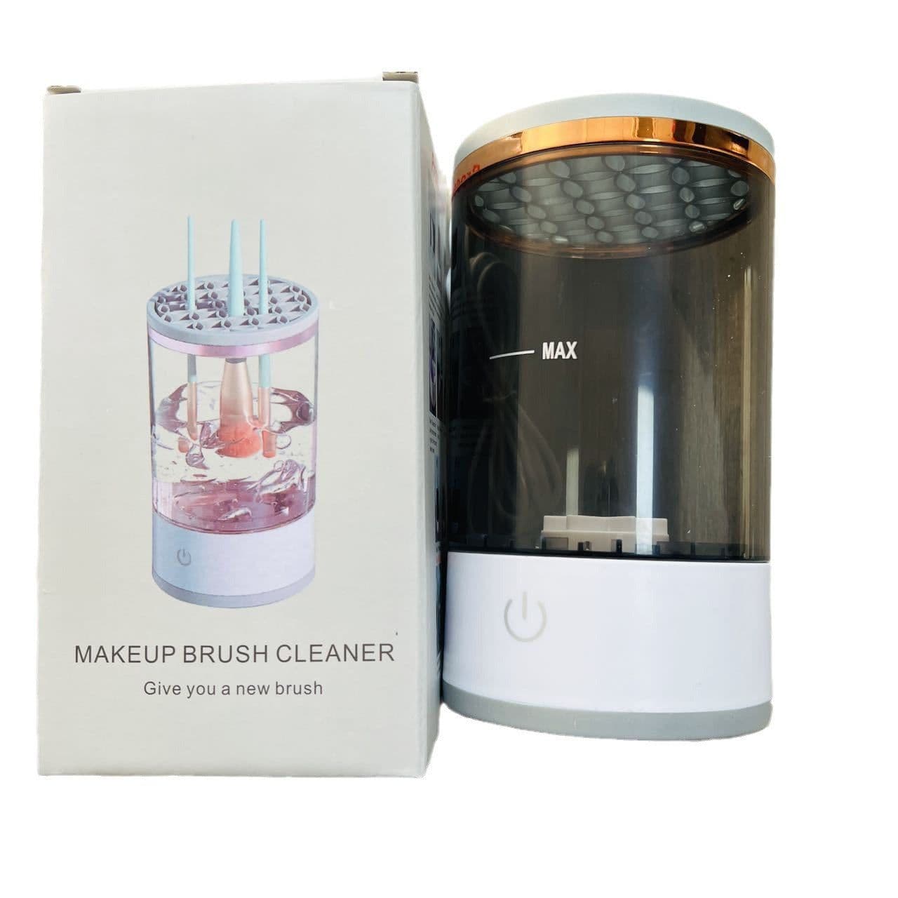image-Electric Makeup Brush Cleaner - Rechargeable Automatic