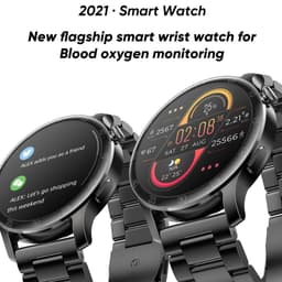 image-LIGE Bluetooth Smartwatch - Heart Rate, Blood Oxygen, Step & Sleep Monitor