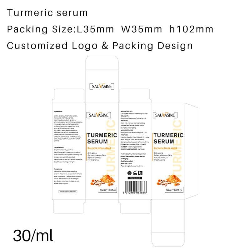 image-SAUVASINE Turmeric Essence - Anti-Wrinkle Hydrating Moisturizer 3 Years Shelf Life