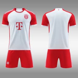 image-Football Jersey - Unisex Polyester Soccer Kit Adult