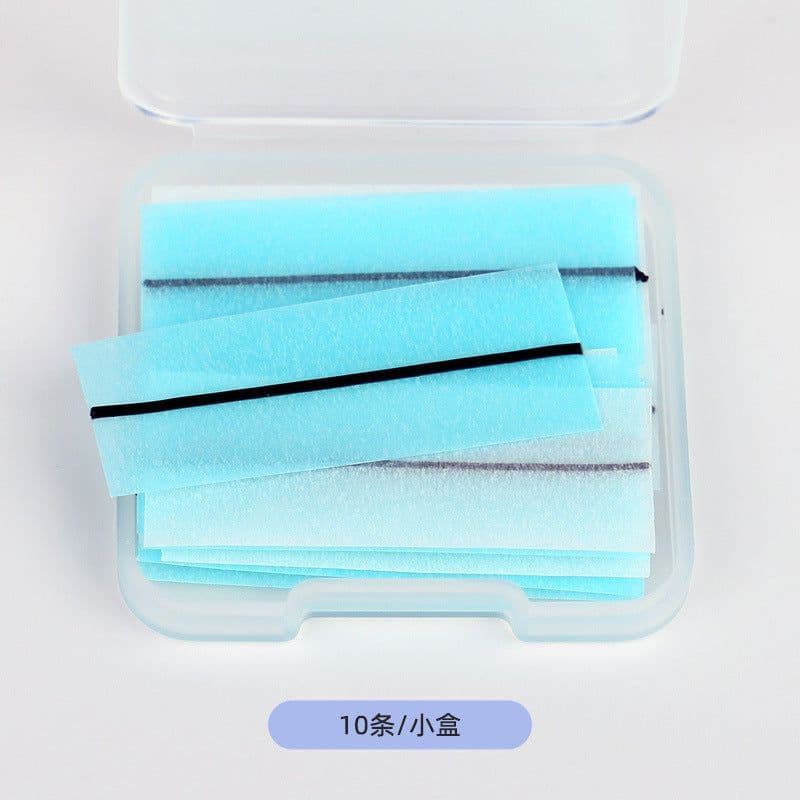image-Waterproof and Sweat-Proof Eyelash Adhesive Strips - 10-Pack