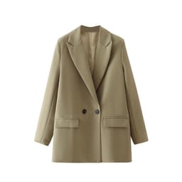 image-Women's Small Suit - Milky Apricot Polyester L Slim