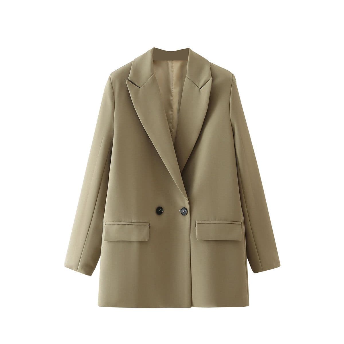 image-Women's Small Suit - Milky Apricot Polyester L Slim