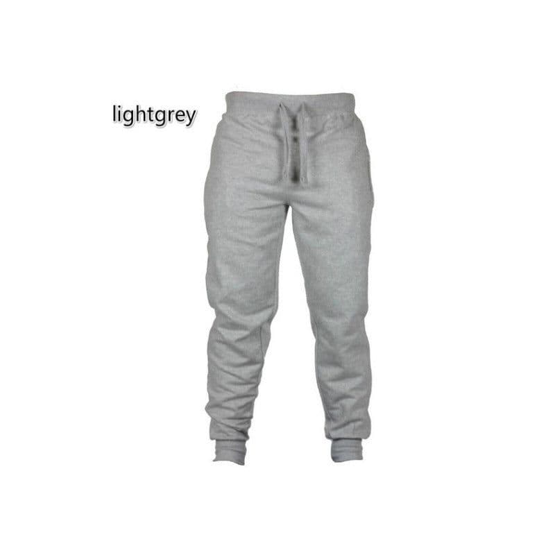 image-Men's Casual Sports Pants - Dark Gray Loose XXXXL