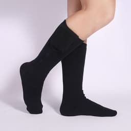 image-There is a wolf Heating Socks USB Rechargeable Black