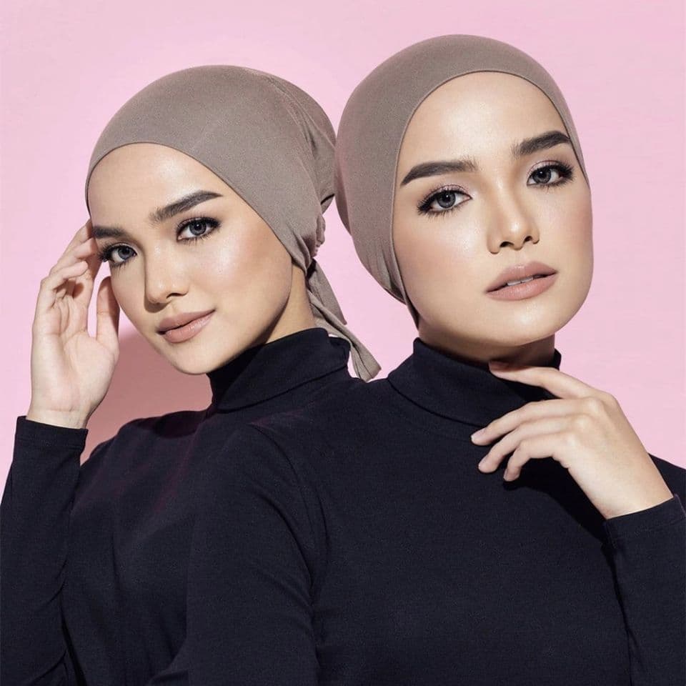 image-New Lycra Scarf - Chocolate - Adjustable Hijab with Shade Function