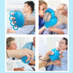 image-Finger Grip Ball for Elderly, Strength Exercise, Rehabilitation Training, Grip Ball