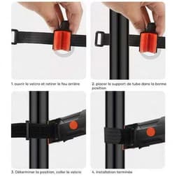 image-2024 New Bicycle Flowing Tail Light Pilot Light Mountain Bike Bicycle Dead Fly Cycling Personalized Flowing Light
