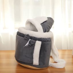 image-Manufacturers directly supply cat bag winter warm outing portable cat outing bag carrying bag large capacity crossbody pet bag