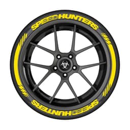image-Speedhunters Car Tire Stickers 3D Decal PVC