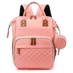 image-New portable mummy bag, baby crib, stroller backpack, lightweight mother and baby bag, multi-function large capacity mother bed bag