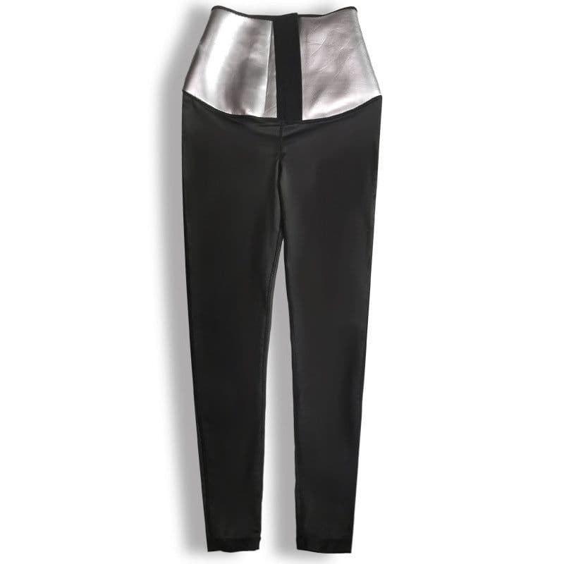 image-Women's High Waist Yoga Fitness Shorts - European & American Fit Sweat Pants