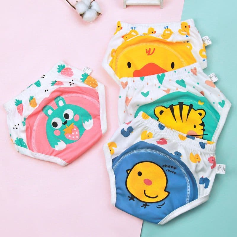 image-Baby Training Pants 1-3 Years - Cotton Thin Breathable