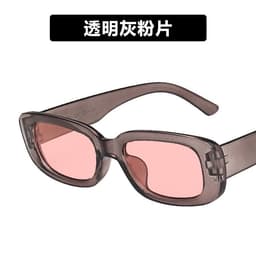 image-Ke Dun Square Sunglasses - Black Punk Style UV400