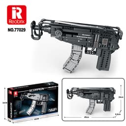 image-Reobrix 77001 Desert Eagle Building Block Gun - 800pc