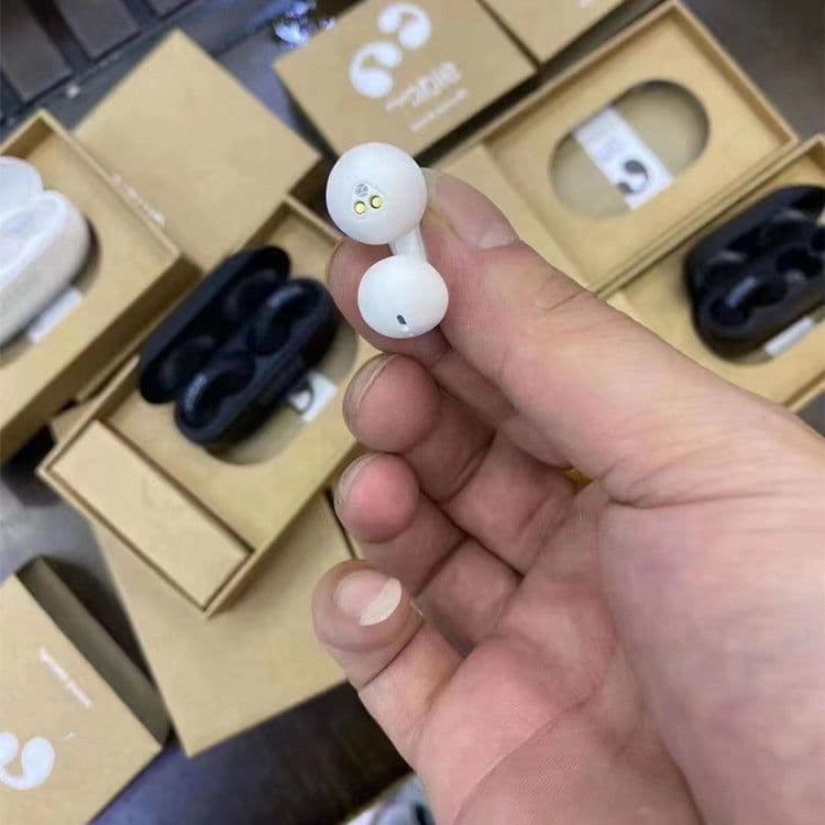 image-Wireless Bluetooth Ear Clip Headset White 5.3