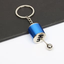 image-Cross-border wholesale car modification key chain speed and passion key male car pendant metal gear key chain