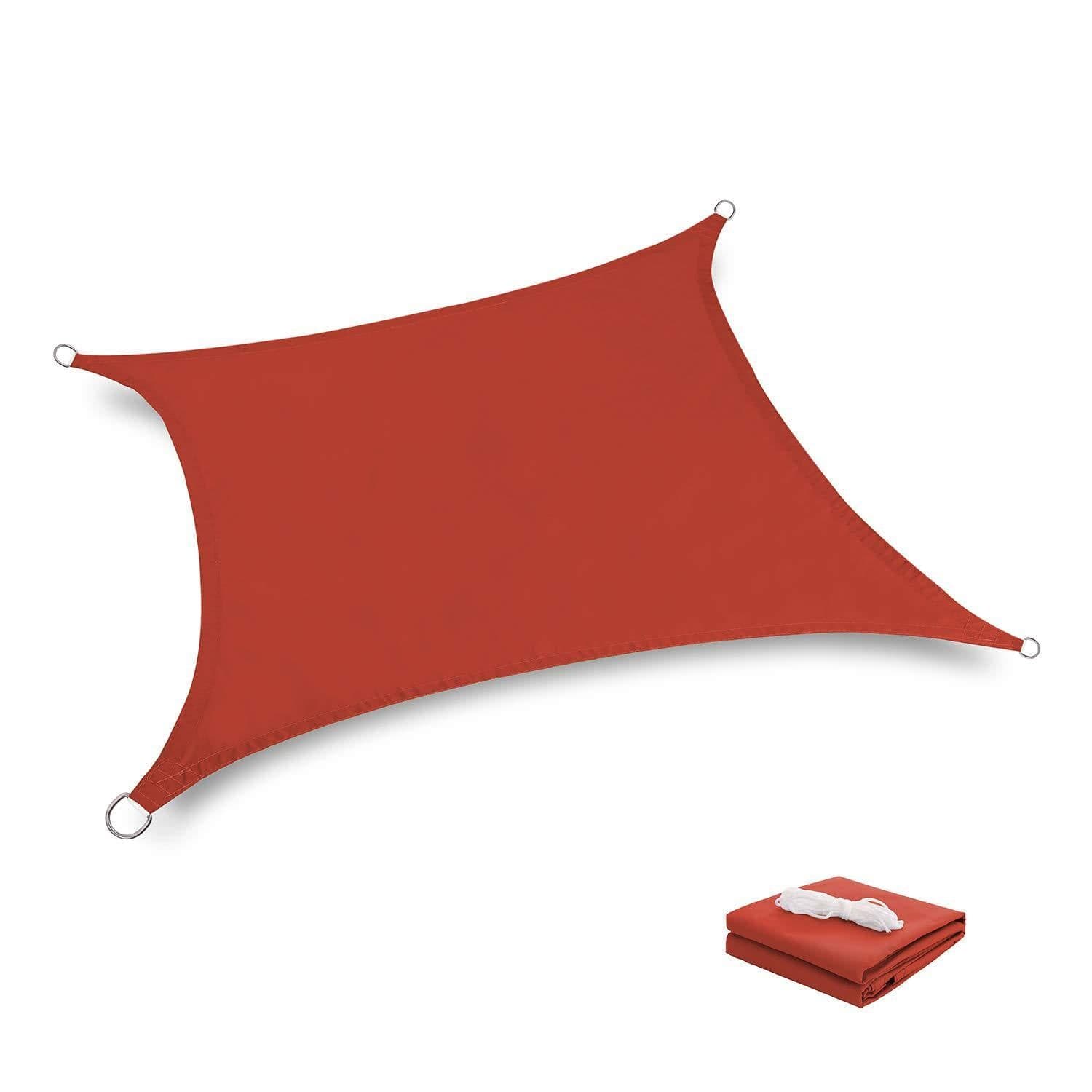 image-Factory stock outdoor triangular shade sail four-corner shade sail rectangular canopy waterproof and anti-ultraviolet cross-border
