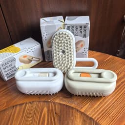 image-Pet Electric Spray Comb - Cats Dogs White