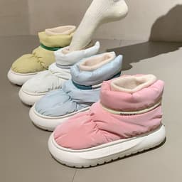 image-Fashion 2023 White Winter Boots for Women - Plus Velvet Warm Waterproof