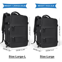 image-Cross-border multifunctional computer bag travel bag student school bag men's business backpack luggage bag