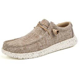 image-Men's Canvas Shoes - 552AD Black Gray, Flat Heel, Casual