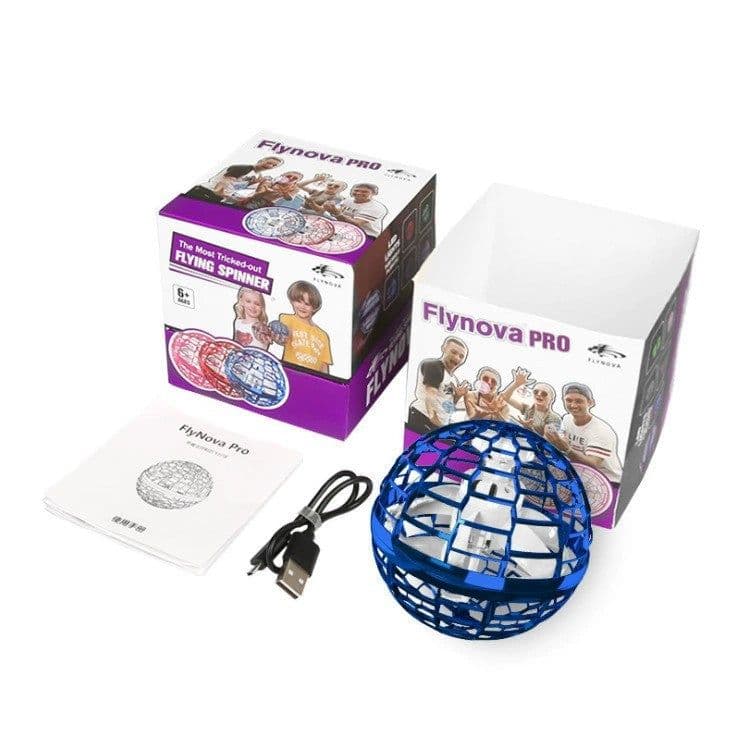 image-UFO Flying Ball - Luminous Fingertip Gyroscope Spinner