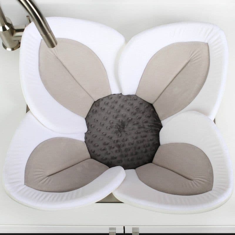 image-Amazon Cross-border Baby Shower Bath Mat Newborn Flower Bath Mat Sun Flower Sink Face Wash Cushion Compression