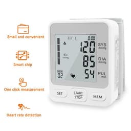 image-Wrist Blood Pressure Monitor - USB Rechargeable Voice TK-W202