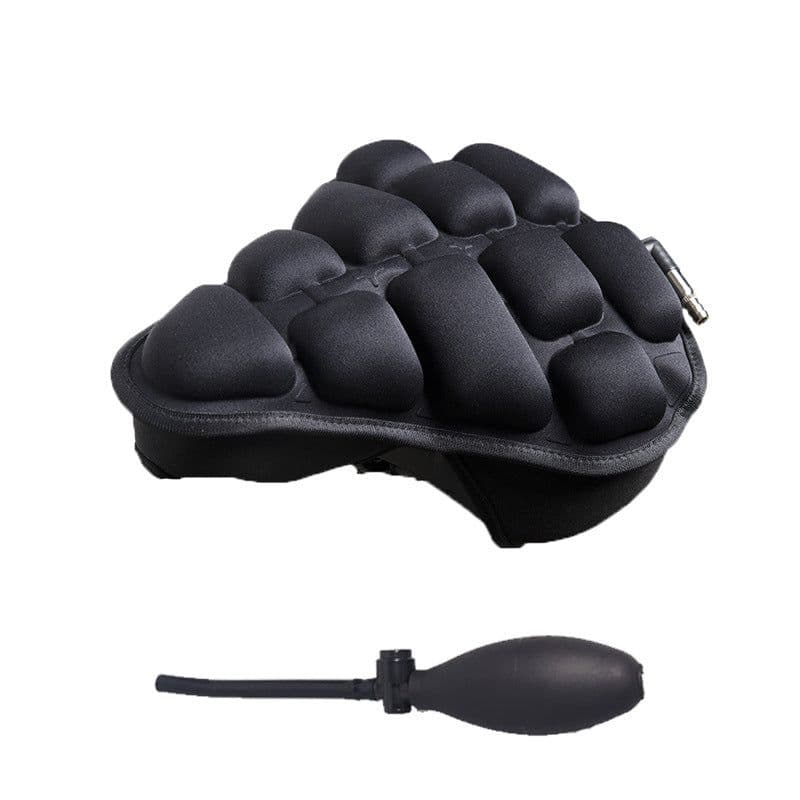 image-New bicycle cushion accessories mountain bike foldable inflatable airbag seat cushion cover saddle portable delivery inflator