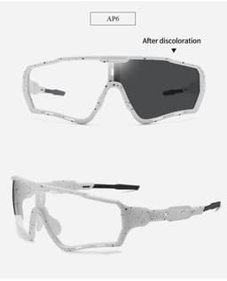 image-ELAX Cycling Glasses Color-Changing Windproof AP